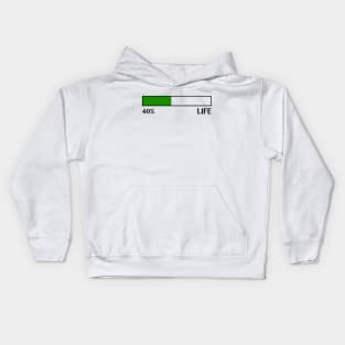 40% life Kids Hoodie